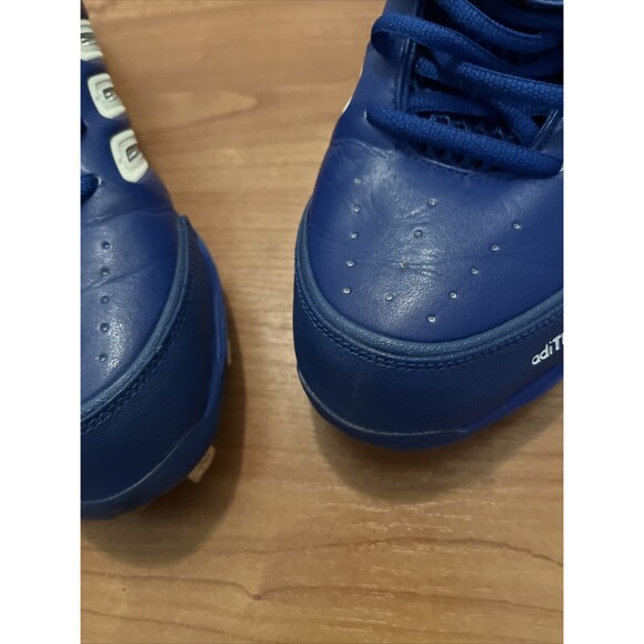 Adidas Men's Baseball Cleats AdiTUFF Size 11.5 Royal Blue - Picture 4 of 16